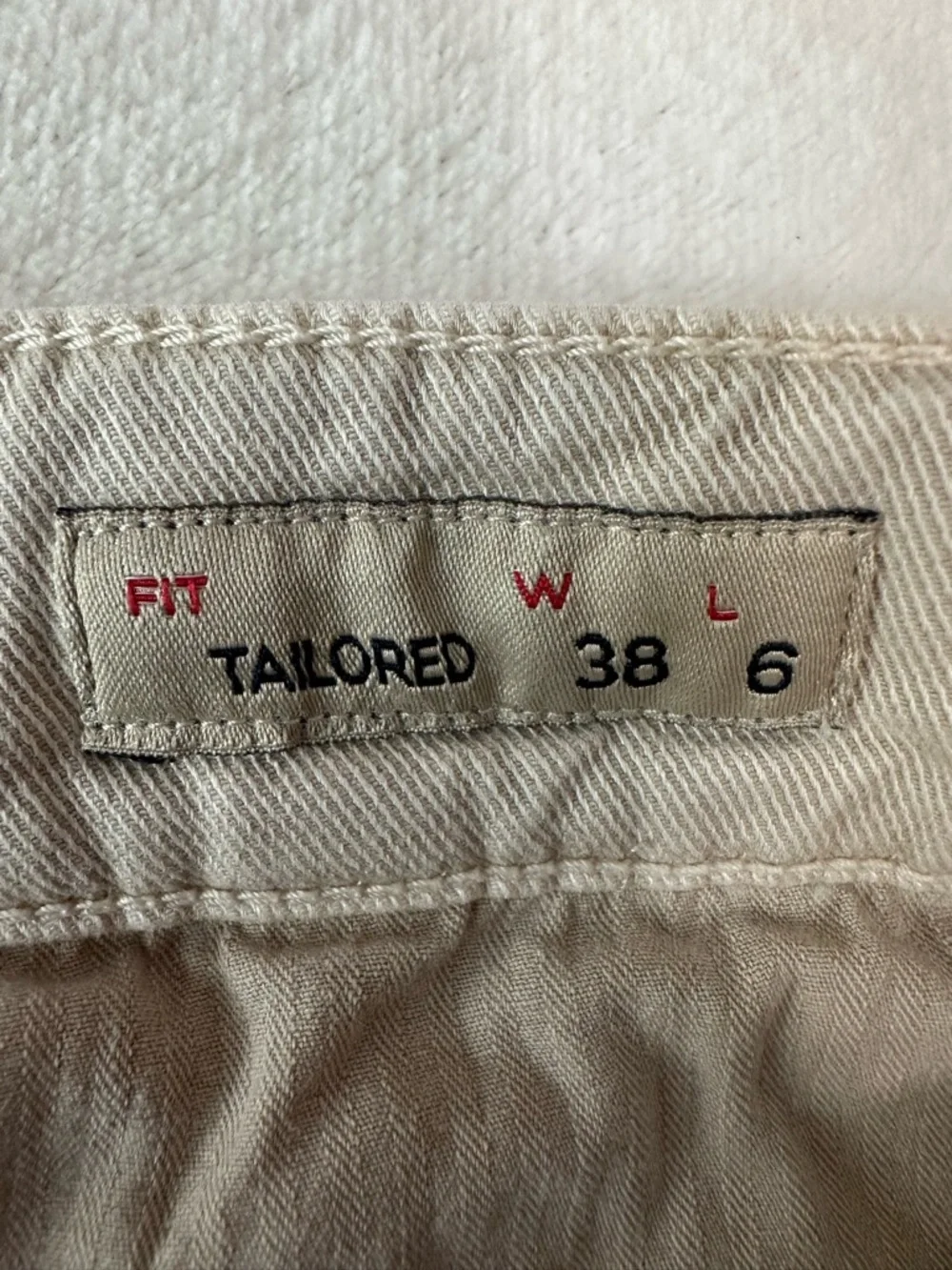 Faherty Coastline Chino Shorts Men’s 38 6” Inseam Khaki Tailored Fit Stretch EUC